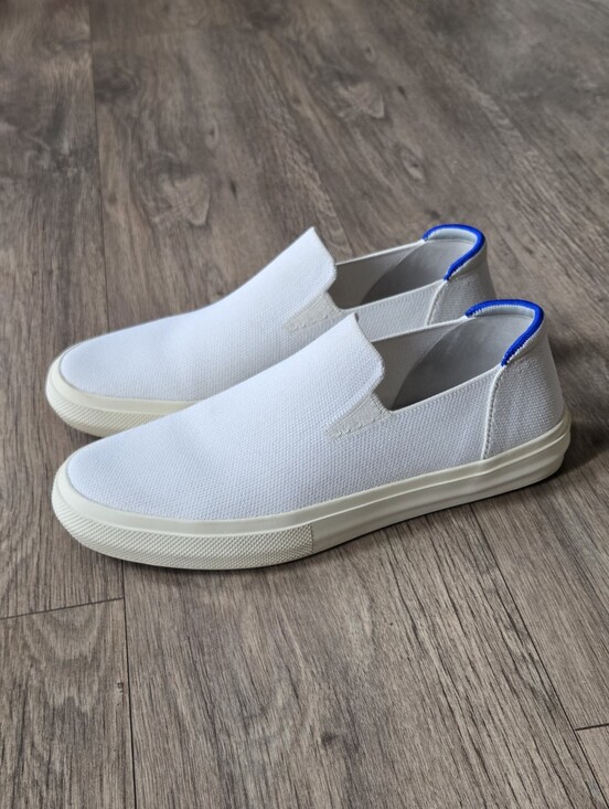 ROTHY\'S White Slip-On Canvas Sneakers (Men Size 9.5 - Fits Like a Size 9 US) main image 4